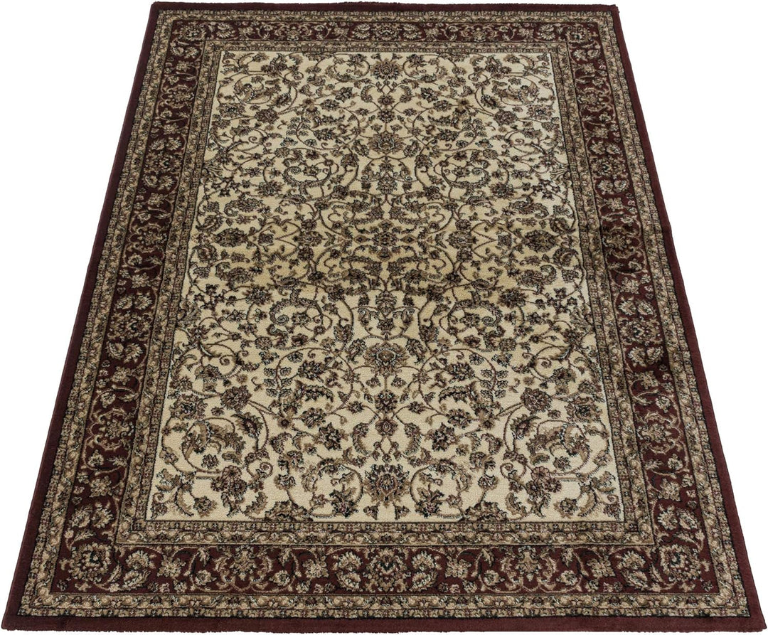 Wohnzimmerteppich Orient Design Kurzflor Schlafzimmer Esszimmer Küche Flur Teppich Pflegeleicht Weic