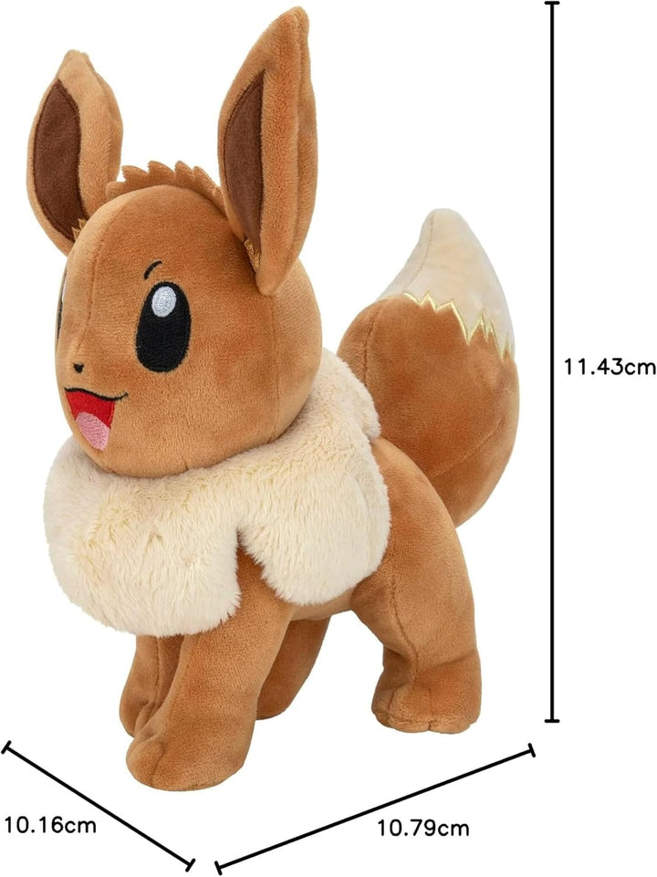 Pokémon PKW2386-20cm Plüsch - Evoli, offizielles Plüsch Eevee, Eevee