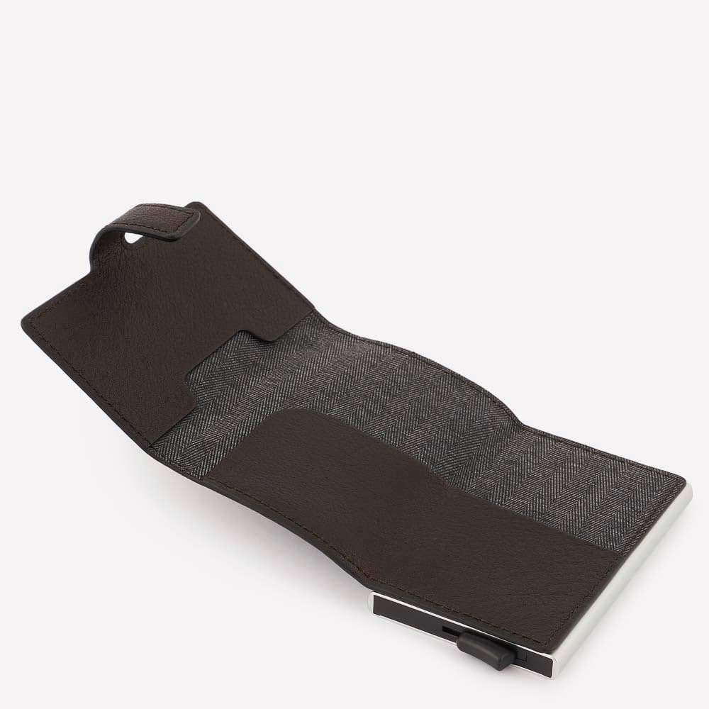 Piquadro Blue Square Kreditkartenetui Leder 10 cm