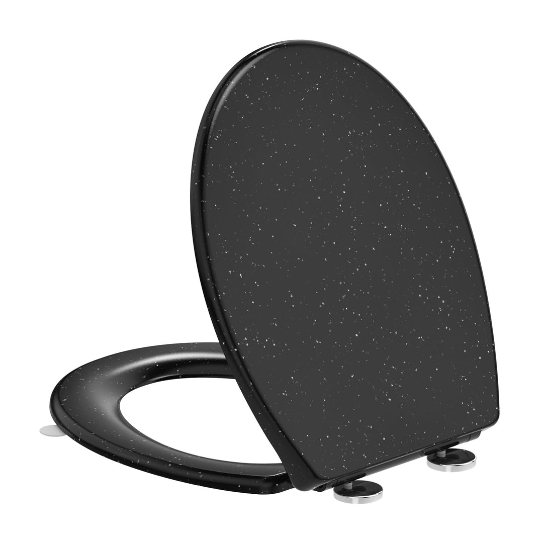 YEAUPE PRO Toilettendeckel mit Absenkautomatik, WC Sitz UV-beständig, klodeckel mit Quick-Release-Fu