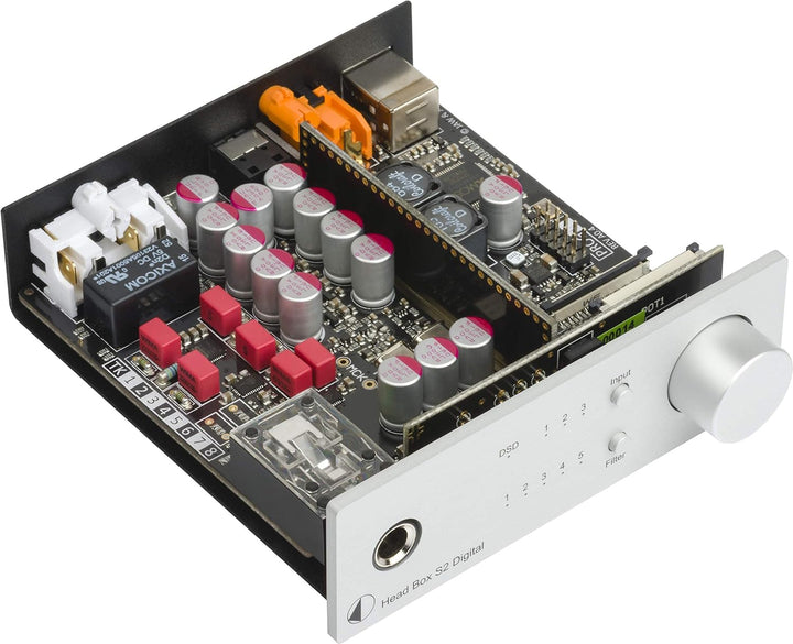 Pro-Ject Head Box S2 Digital Mikro High End Kopfhörerverstärker (Head Box S2 Digital, Schwarz) Head