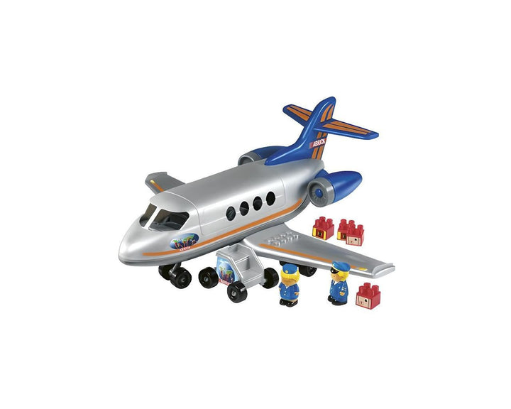 Ecoiffier 3155 - Grosses Personenflugzeug mit 2 Spielfiguren
