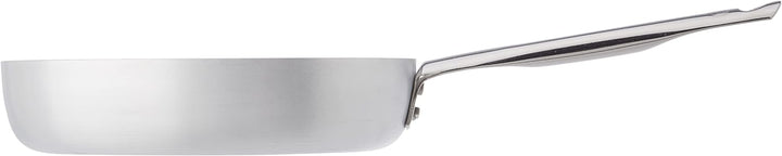 Töpfe Agnelli Platinum Straight to Bratpfanne, Aluminium, Edelstahl Griffrohr mit Silber 24 cm, 24 c
