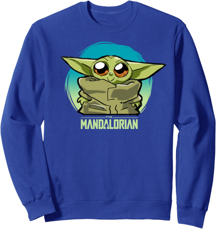 Star Wars The Mandalorian The Child Cute Blue Hue C1 Sweatshirt