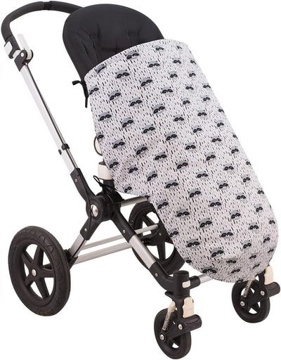 JYOKO KIDS Universal Baby Fusssack Kinderwagen, Extra Weicher Fleece für den Winter (RACCOON, Fleece