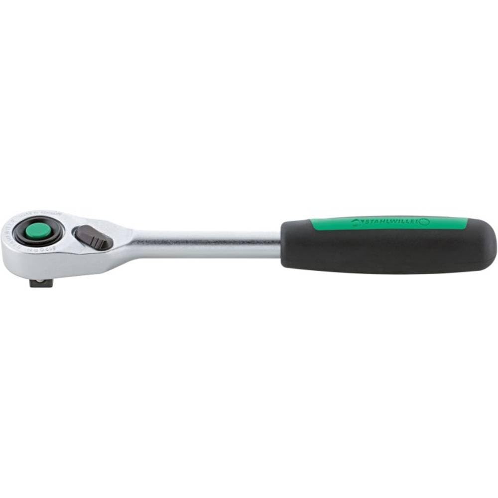STAHLWILLE Nr. 512QR N | 1/2“ Ratsche mit 80 Zähnen | QR Sicherheitsverriegelung | extrem Robust | e