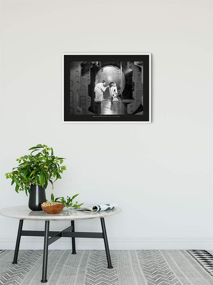 Komar Wandbild | Star Wars Classic Leia R2D2 Quote | Kinderzimmer, Jugendzimmer, Dekoration, Kunstdr