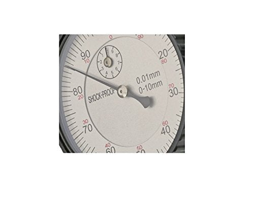 CNC QUALITÄT Messuhr 10 mm Messbereich - Ablesung 0,01 mm - 1 Zeigerdrehung 1 mm