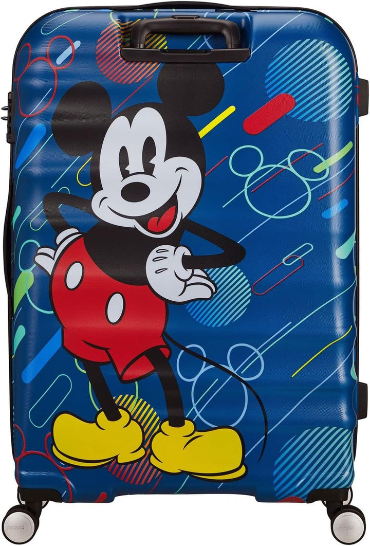 American Tourister Wavebreaker Disney - Spinner Multicolour (Mickey Future Pop) L(77 cm - 96 L), Mul