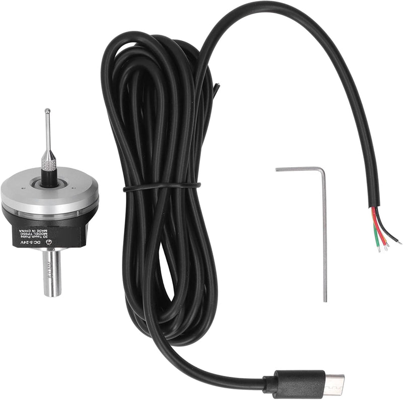 3D-Touch-Probe-Kantentaster, Hochpräziser Elektronischer Kantentaster Locator Wolframstahlkugel 3D-S