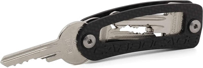 CARBOCAGE KEYCAGE - Key Organizer Titanium - Schlüsselorganizer - Schlüsselbund bis zu 14 Schlüss
