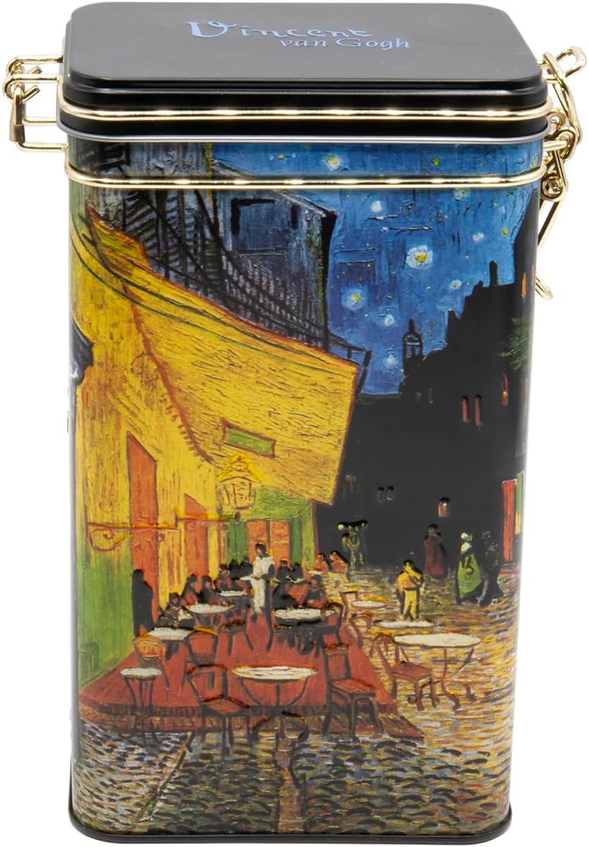 Fridolin 19403 - Vorratsdose/Kaffeedose aus Metall mit Bügelverschluss, Volumen ca. 1,4 Liter - Van