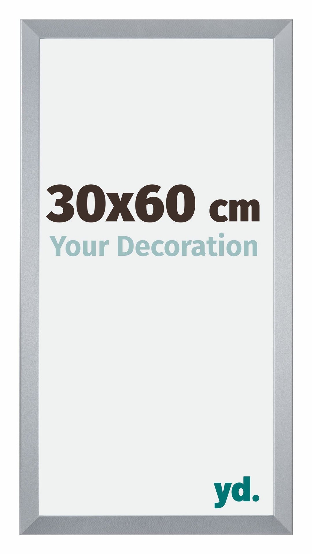 yd. Your Decoration - Bilderrahmen 30,00x60,00 cm - Bilderrahmen aus MDF mit Acrylglas - Antireflex