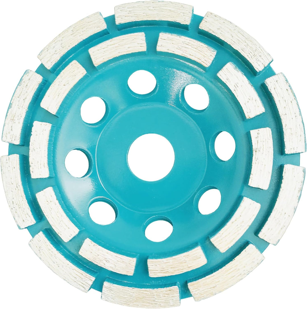 Makita Absaughaube 191W06-8 mit Diamant Schleiftopf 125 mm – Staubabsaughaube für Winkelschleifer –