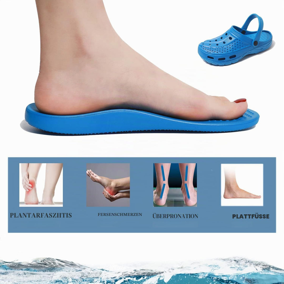 INMINPIN Clogs Herren Pantoletten Sommer Hausschuhe Damen rutschfest Atmungsaktiv Strand Sandalen Ga