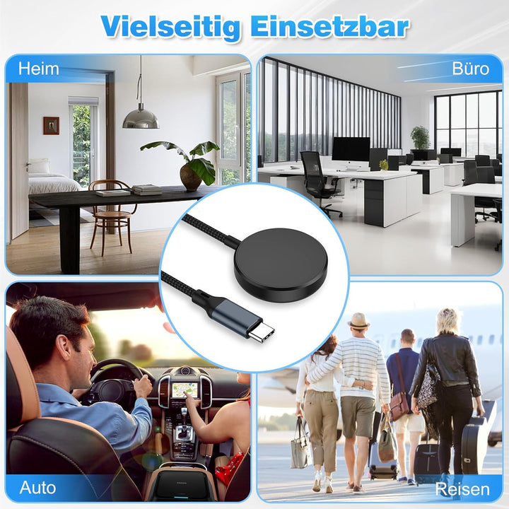 USB C Ladekabel für Samsung Galaxy Ladegerät - 2 in 2 Nylon Kabel Ladestation für samsung galaxy Wat