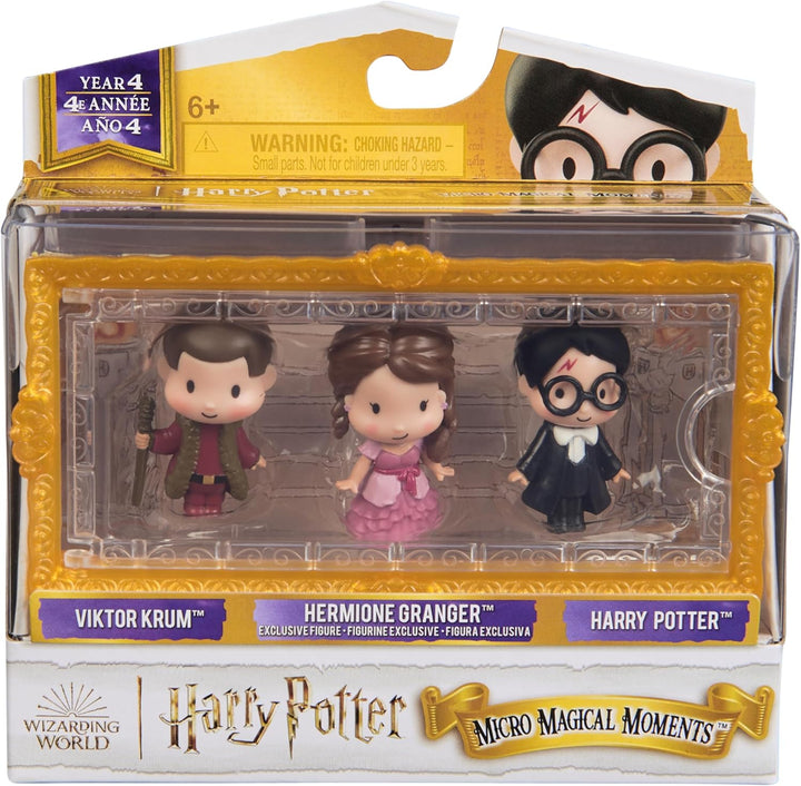 Harry Potter - Micro Magical Moments Sammelfiguren Multipack "Weihnachtsball" mit Harry, Hermine und
