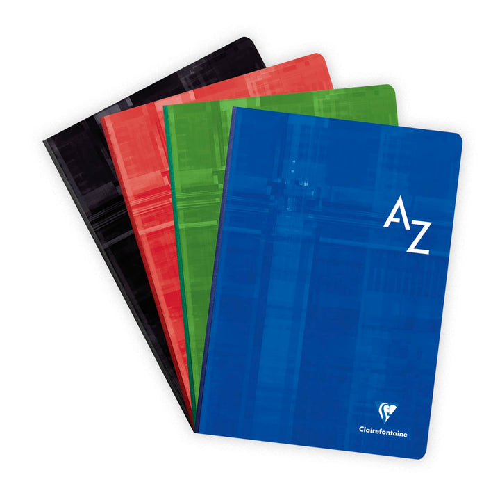 Clairefontaine 9149C - Kladde / Adressbuch mit Softcover, DIN A4, kariert, 96 Blatt, farbig sortiert