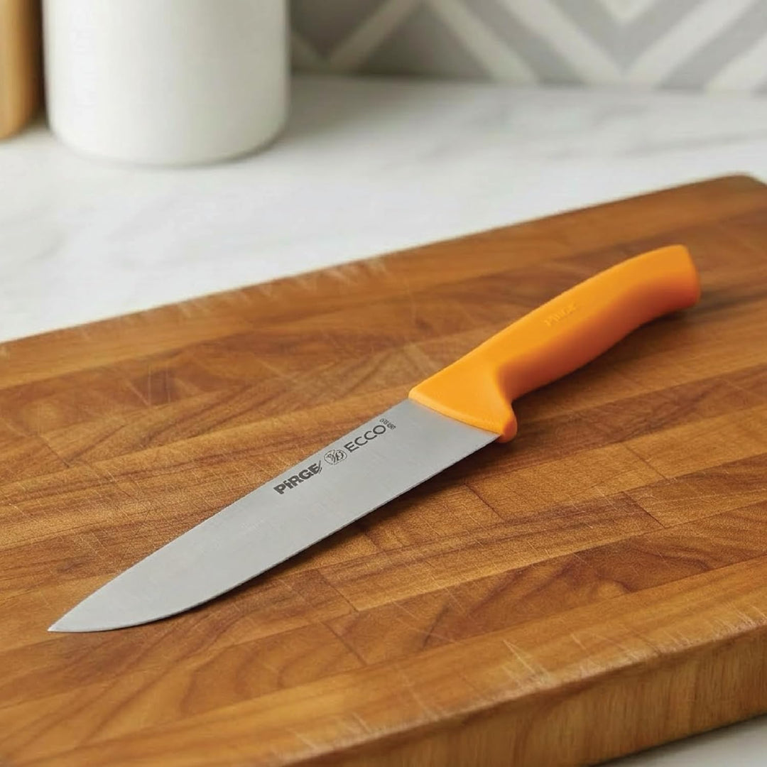 Pirge Ecco Metzgermesser 21 cm Gelb Schlachtermesser - Fleischermesser - Stechmesser - Exzellenter S