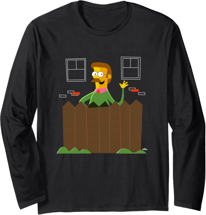 The Simpsons Ned Flanders Langarmshirt