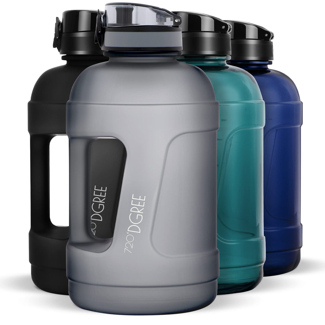 720°DGREE Fitness Trinkflasche mit Griff “uberBottle Jug“ - 2300ml - BPA-Frei, Auslaufsicher - Gross