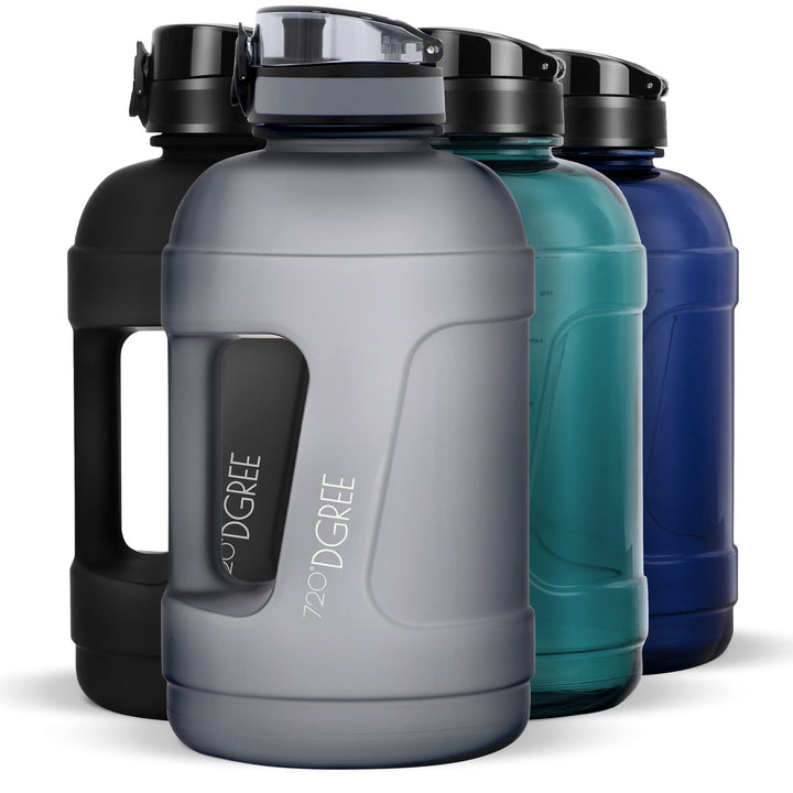 720°DGREE Fitness Trinkflasche mit Griff “uberBottle Jug“ - 2300ml - BPA-Frei, Auslaufsicher - Gross