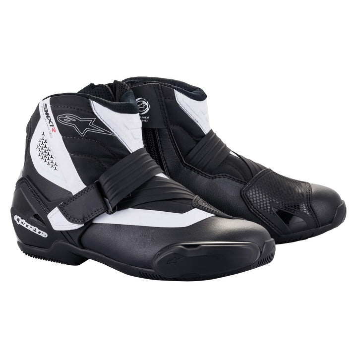 Alpinestars Herren Smx-1 R V2 Black/RedSchuhe 49 EU Schwarz, 49 EU Schwarz
