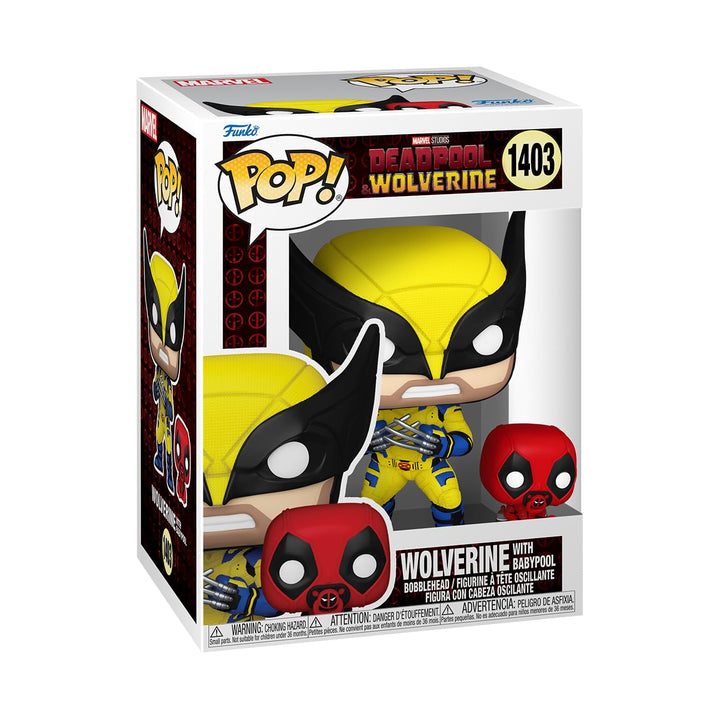 Funko Pop! & Buddy: Deadpool & Wolverine - Wolverine with Babypool - Vinyl-Sammelfigur - Geschenkide