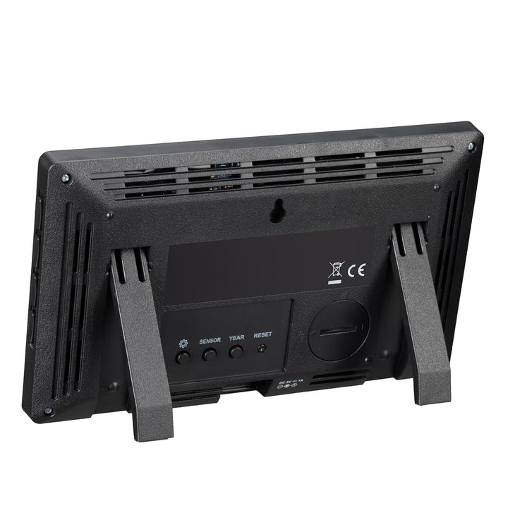 Bresser Funkwetterstation mit Aussensensor, 5,7" Display, Wettervorhersage, Luftdruck, Hitzeindex, T