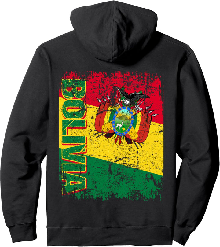 BOLIVIEN Flagge Damen Herren Kinder BOLIVIEN Pullover Hoodie