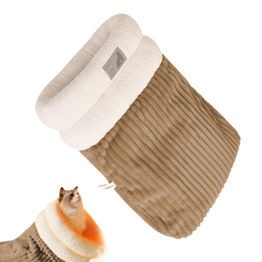 Katzen Winterschlafsack - Katzenschlafsack Für Wohnungskatzen | Weicher Bequemer Katzen Winterschlaf