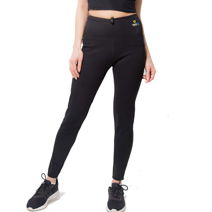 VeoFit Neoprenhose Thermo Leggings Damen Black M, Black M