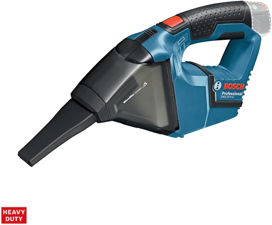 Bosch Professional 12V System Akku Staubsauger GAS 12V (0,35L Behältervolumen, 0,87kg, ohne Akkus un