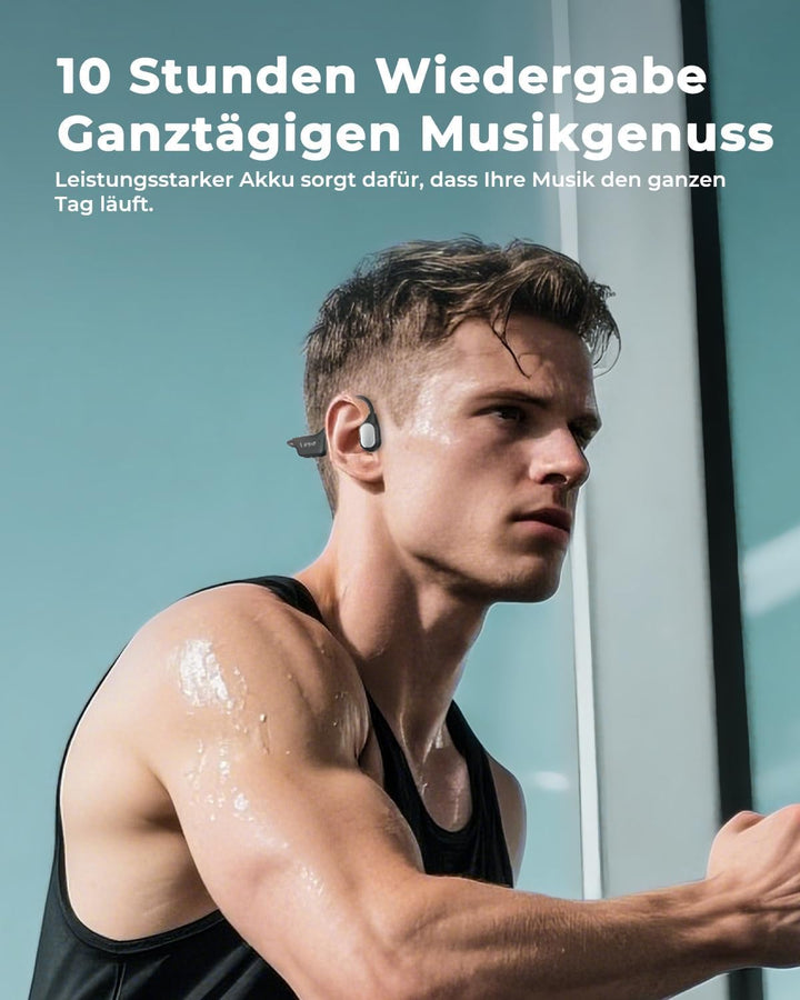 Relxhome Knochenschall Kopfhörer, Kopfhörer Schwimmen, 32GB MP3 Speicher, Open Ear Kopfhörer Bluetoo