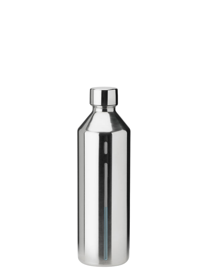 Stelton Brus Wassersprudler Flasche Steel | Edelstahl-Flaschen für Wassersprudler | Wasserflasche, 1