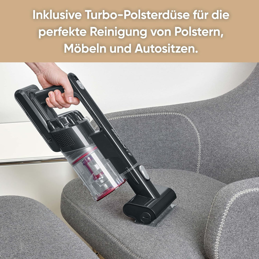 SEVERIN 2-in-1 Stiel- und Handstaubsauger, Akku Staubsauger mit bis zu 40 Min. Laufzeit, kabelloser