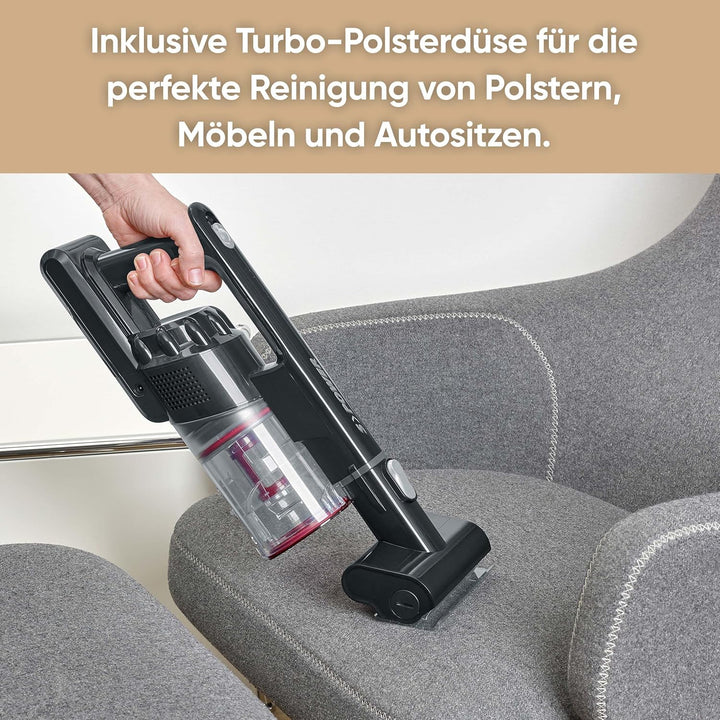 SEVERIN 2-in-1 Stiel- und Handstaubsauger, Akku Staubsauger mit bis zu 40 Min. Laufzeit, kabelloser