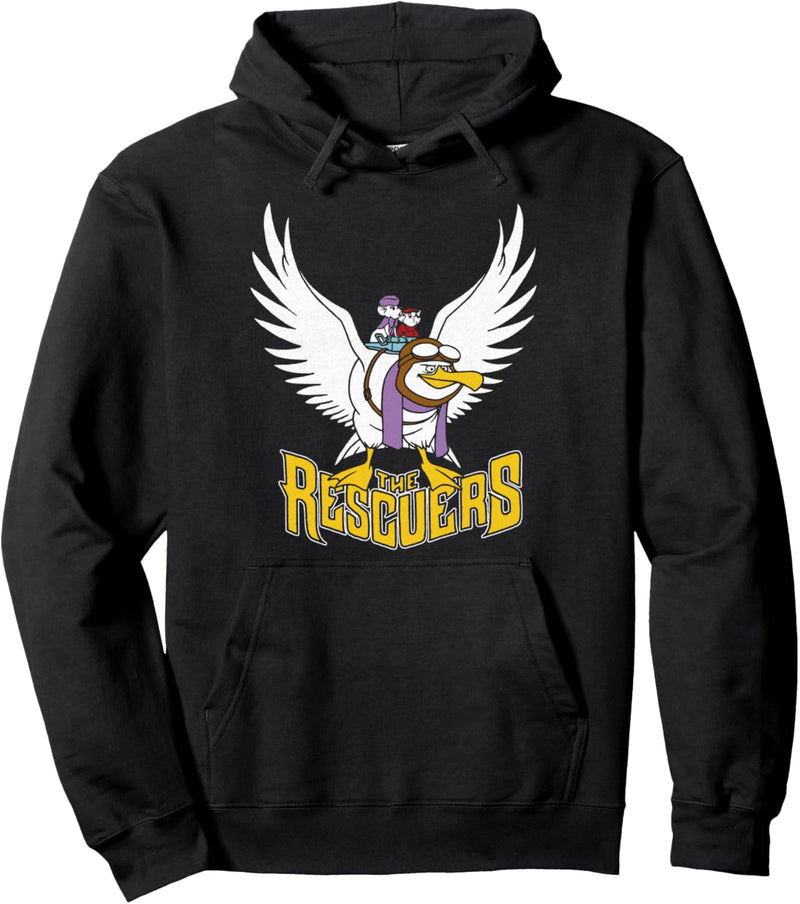 Disney The Rescuers Down Under Group Shot Landing Logo Pullover Hoodie