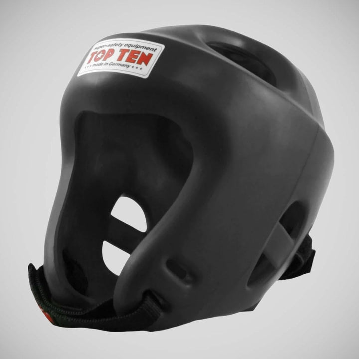 Top Ten Fight Head Guard Blue Schwarz L, Schwarz L
