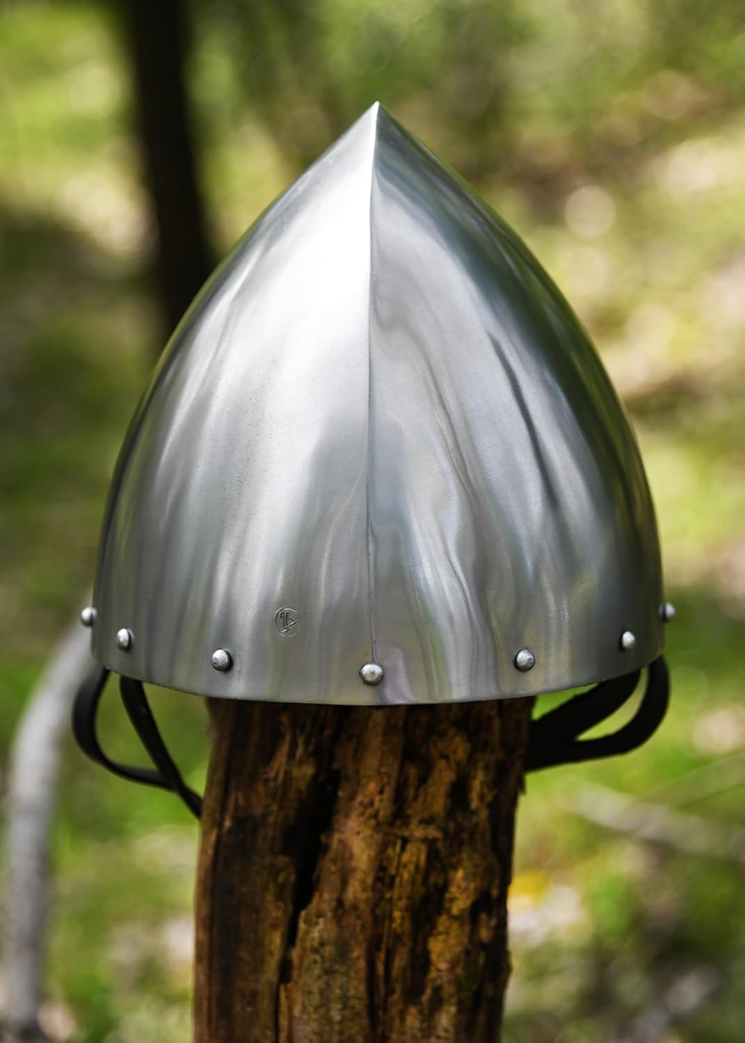 Ulfberth - Nasalhelm - St. Wencelass - Wenzelhelm - 2mm Stahl - Schaukampftauglich - Mittelalter - R