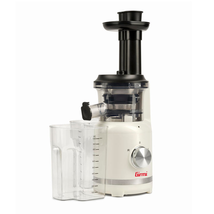 Girmi SW11 Entsafter, 300 W, Zentrifuge, 70 U/min, Sicherheitsverriegelung, Rezeptbuch inklusive, Me