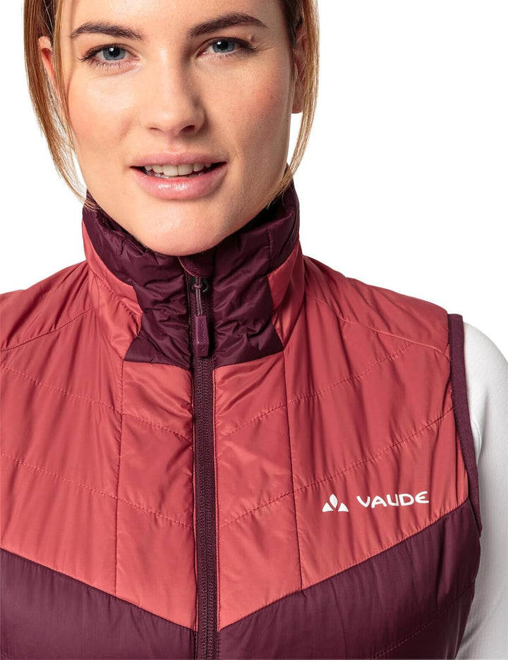 VAUDE Damen Chaleco Sesvenna Iv para Mujer Jacke, brick