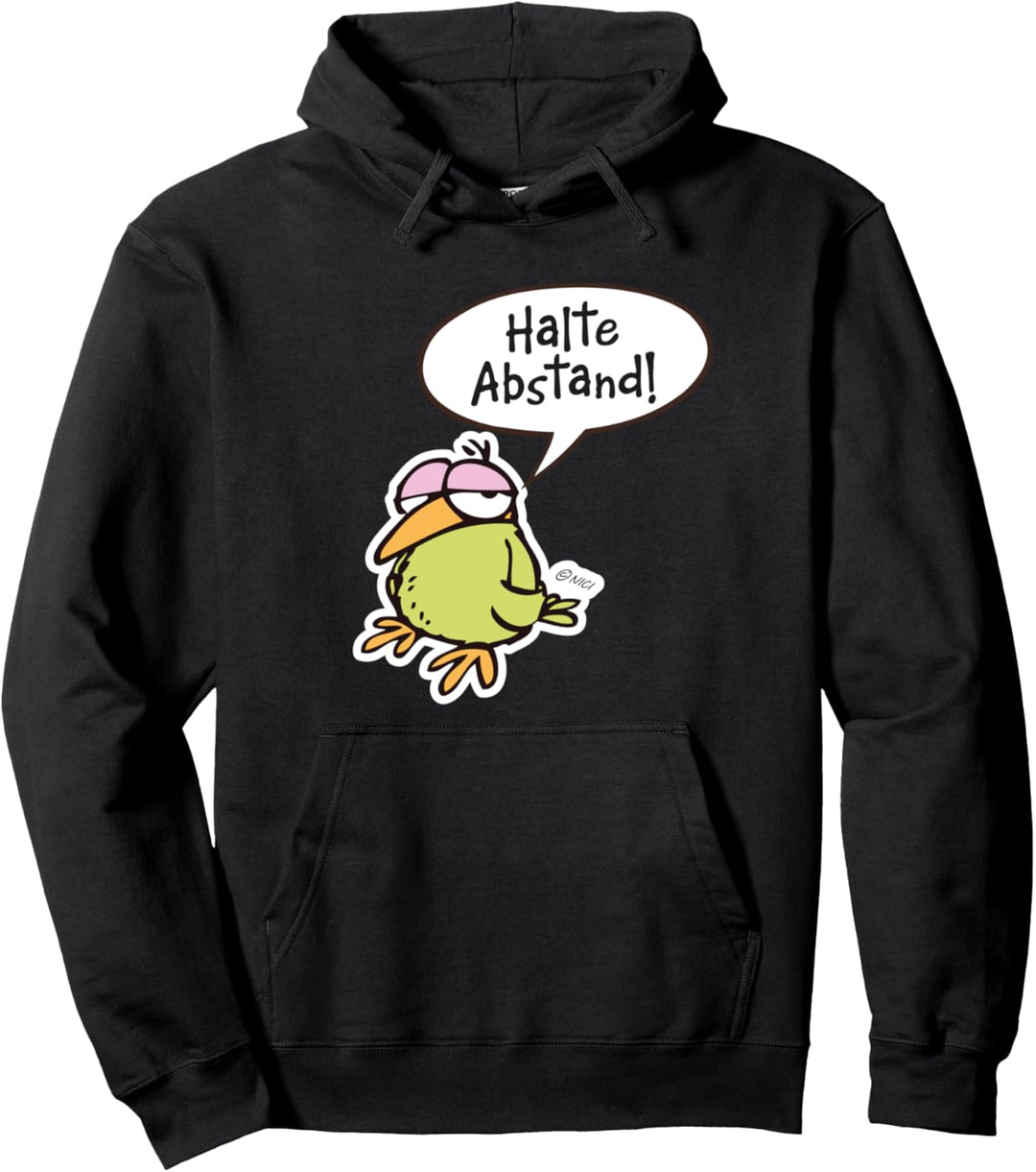 "Halte Abstand!" designed by NICI Pullover Hoodie