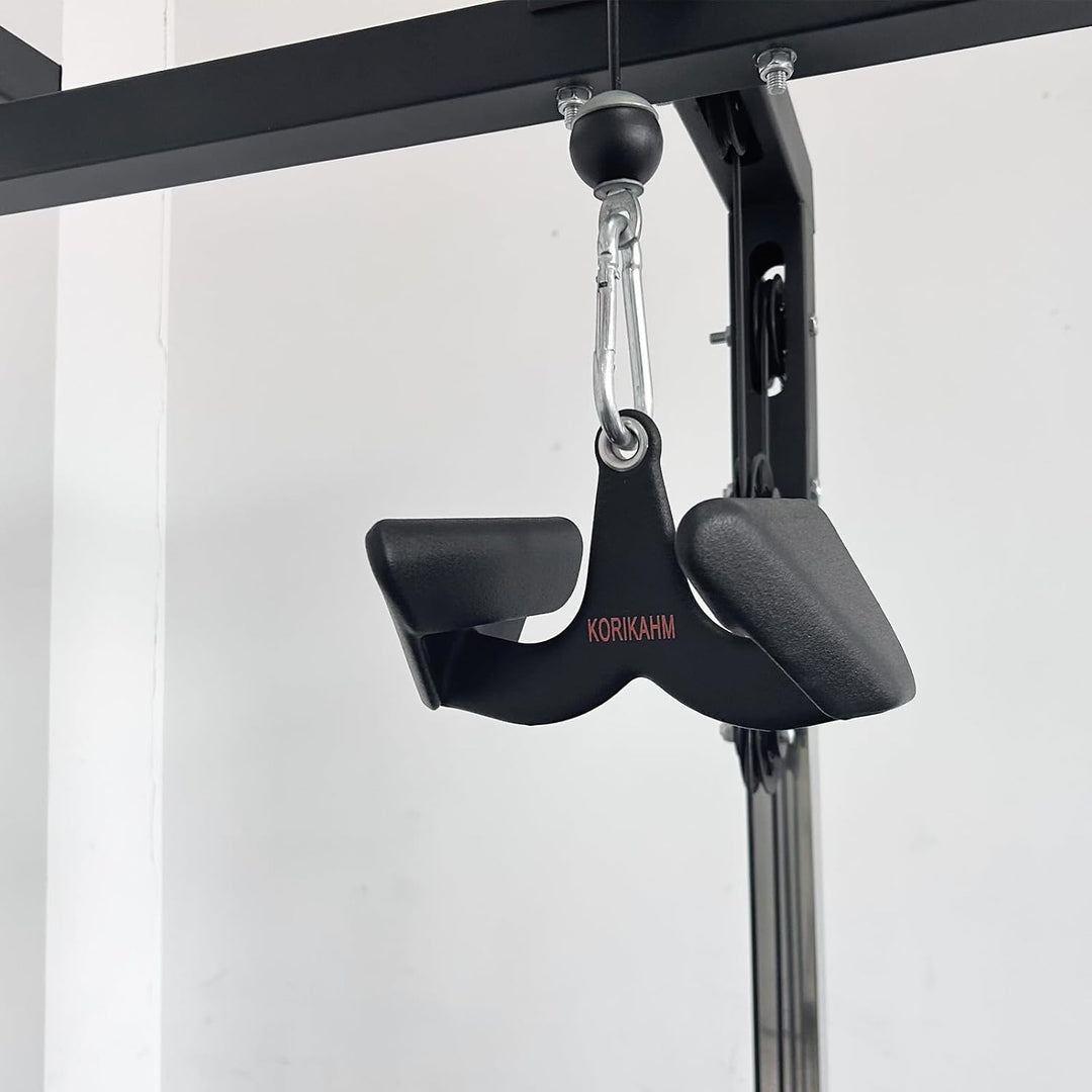 Ergonomic Design Lat Pull down Bar Grip Handle, Lat Pulldown Attachments, Strength Trainer for Athle