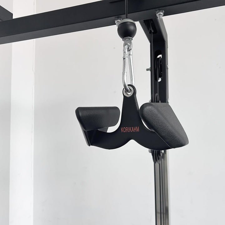 Ergonomic Design Lat Pull down Bar Grip Handle, Lat Pulldown Attachments, Strength Trainer for Athle