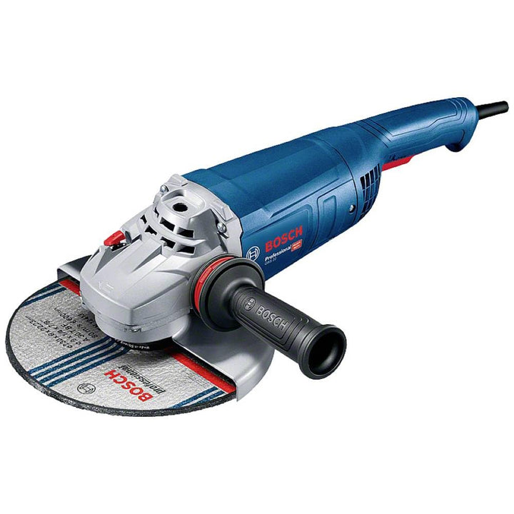 Bosch Professional Winkelschleifer GWS 22-180 J (2.200 Watt, inkl. Anti-Vibrations-Zusatzhandgriff,