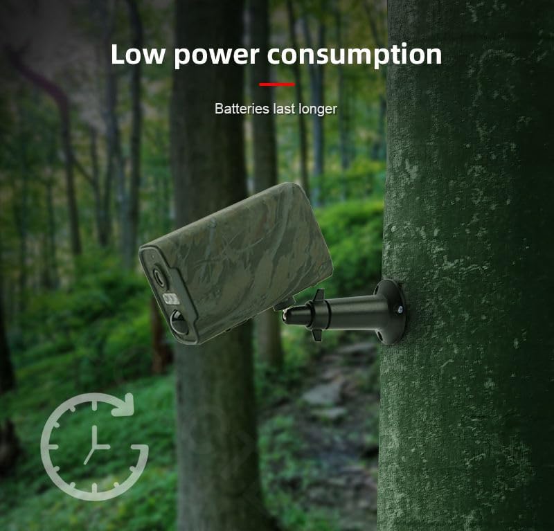 TKSTAR Wildkamera 4G GSM SIM-Karten Slot + 30000mAh Akku + IP66 wasserdicht Wald Kamera APP Live-Str