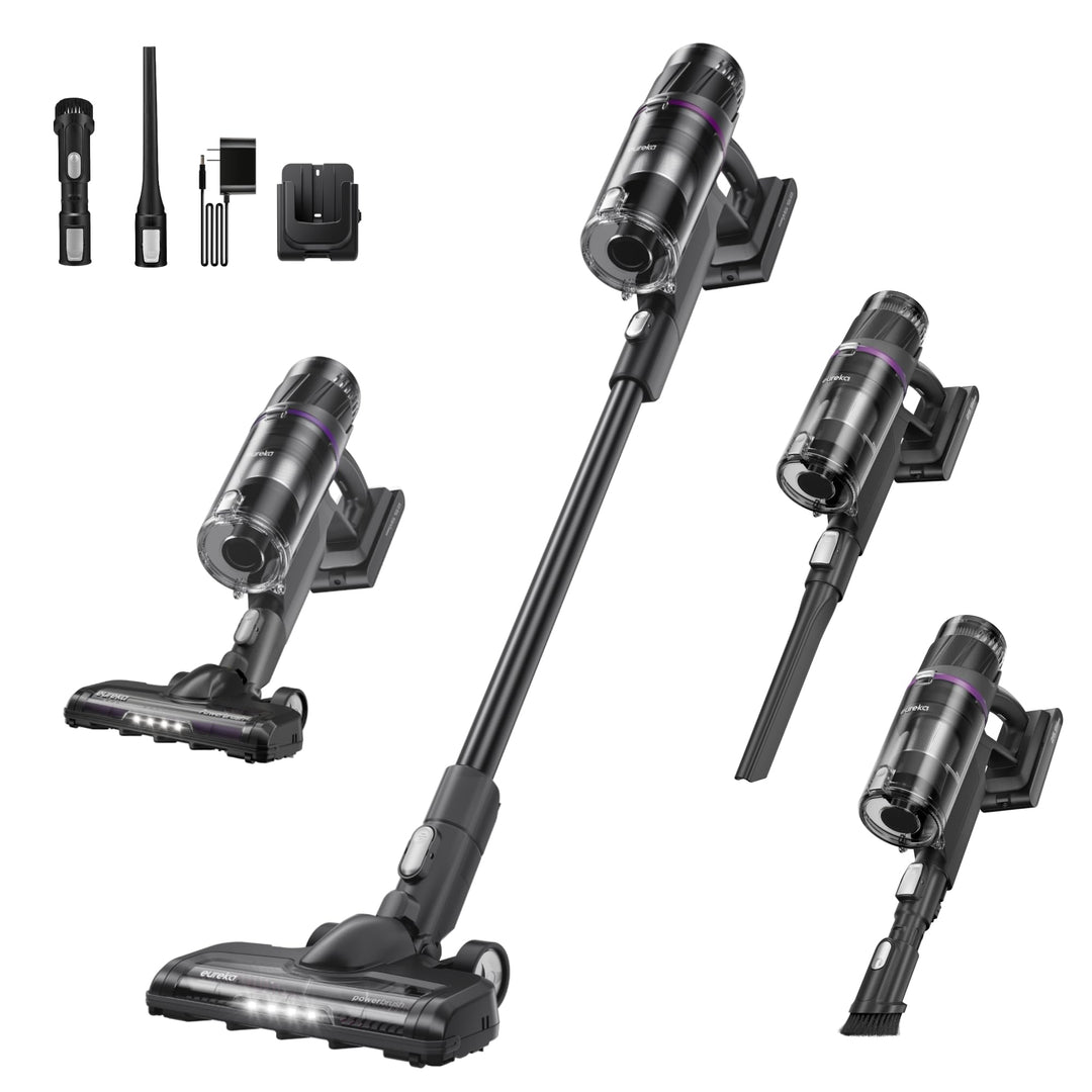 Eureka ReactiClean 520 Staubsauger, Akku Staubsauger, 4-in-1 Design kabellos, Überlegene 5-Stufen Fi