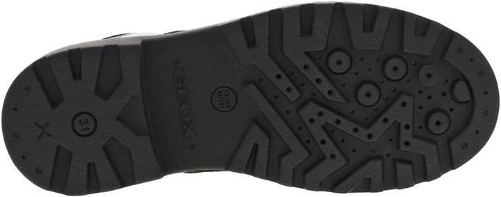 Geox Mädchen J Casey Girl Ankle Boot, Lead Black