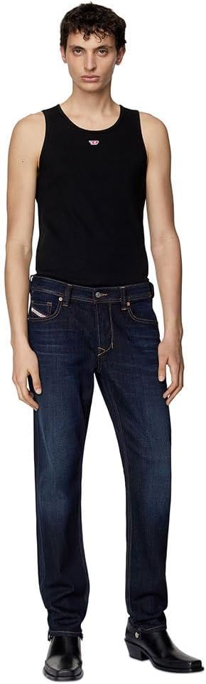 Diesel Herren Laekee-beex Jeans 27W / 32L Blue (Tapered), 27W / 32L Blue (Tapered)